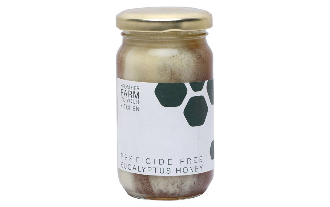 Safe Harvest Pesticide Free - Eucalyptus Honey   Glass Jar  250 grams